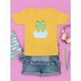 thumbnail image 3 of Cute Baby Frog Bubble Bath T-Shirt Juniors -Image by Shutterstock,  x-Large, 3 of 4