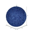 thumbnail image 2 of Vickerman 6" Blue Beaded Ball Ornament, 4 per Bag, 2 of 2