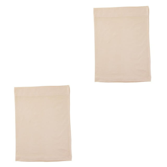 Foulard pour Femmes Turban Accessoires de Mode Couleur Unie Couvre-Chef Musulman Beige 2ensemble