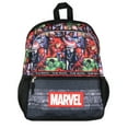 thumbnail image 5 of Avengers Spider-Man Iron Man Captain America Hulk 16" Book Bag School Travel Backpack With Water Bottle Pockets and  Adjustable Back Straps, 5 of 5