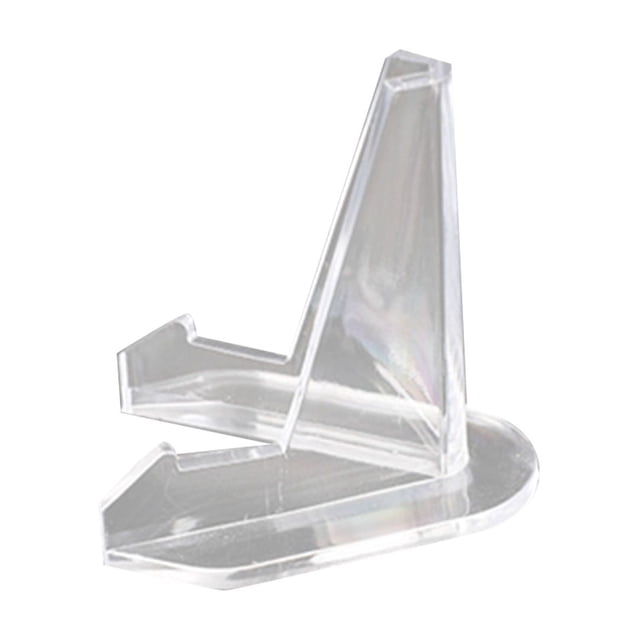 Display Stand For Small Boxes Transparent Plastic Triangular Design Suitable For Collectibles Museums Exhibition Halls