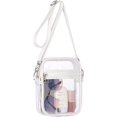 thumbnail image 1 of Clear Bag Stadium Approved, Clear Purse with Adjustable Shoulder Strap for Sports, 1 of 7