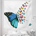 thumbnail image 1 of Butterfly Tapestry, Creative Conceptual Art Monarch Wings Colorful Realistic Natural Wildlife, Fabric Wall Hanging Decor for Bedroom Living Room Dorm, 5 Sizes, Multicolor, by Ambesonne, 1 of 1