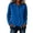 Blue, variant on Womens Cross Wrap Tunic Tops Waffle Knit Button Down Shirts Long Sleeve Collared Asymmetrical Crossover Blouse to Wear with Leggings Fall Fashion, Beige, M