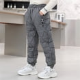 thumbnail image 3 of Mercatoo Down 𝗦now Pants for Boys Girls 𝗪aterproof Insulated Winter Thermal Ski Puffer 𝗕𝗶bs Cold Weather Windproof Pant, 3 of 6