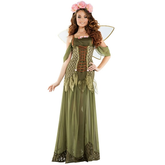 Womens Rose Fairy Princess Costume
