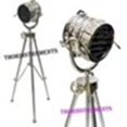 thumbnail image 2 of Shining Chrome Spotlight Floor Lamp Nautical Theater Chrome Large Searchlight Restoration By THORINSTRUMENTS, 2 of 2
