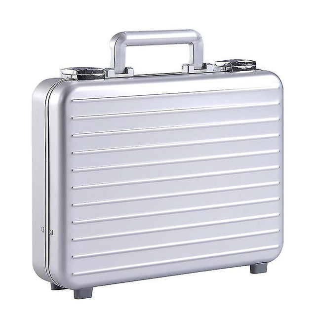 Aluminum Mini Breifcase Password Case Toiletry Tools Notebook Hard Case 13 14 Inch Laptop Business Carry On