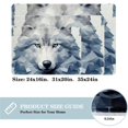 thumbnail image 2 of Alfombra de poliéster para exteriores Wolf, para oficina, silla, antideslizante, lavable a máquina, 2 of 6