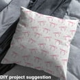 thumbnail image 2 of Manfei Cute Bowtie Ribbon Sewing & Crafting Fabric (1 Yard) for Girls, Pink White Home Decor Fabric by the Yard, Glitter Stars DIY Fabric, 2 of 6