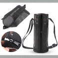 thumbnail image 4 of Water Bottle Holder with Adjustable Strap, Mesh Zipper Water Bottle Pouch, Transparent Insulated Cup Carrier for 40oz Tumblers, Lightweight Portable Hydration Pack for Gym,Black, 4 of 4