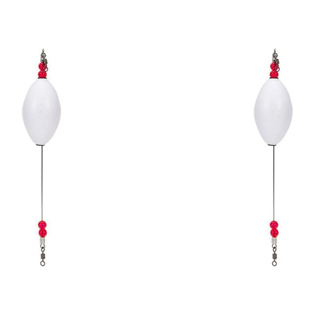 Sonducket Caña de pescar a la deriva, espuma, barriga grande, anticolisión, derivas brillantes, alarma, boya, equipo de pesca, accesorios para Blanco 2Conjunto