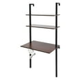thumbnail image 6 of 3 Tiers Wall Mounted Desk Wall Mount Computer Writing Table Wall Organizer Black/White for Homes, Offices, Entrances, Student Dormitories, 6 of 27
