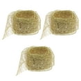 thumbnail image 4 of Zoyueyie 3pcs 2m Beautiful Christmas Ribbons Gift Packaging Ties Decor Craft Accessory (Golden), 4 of 10