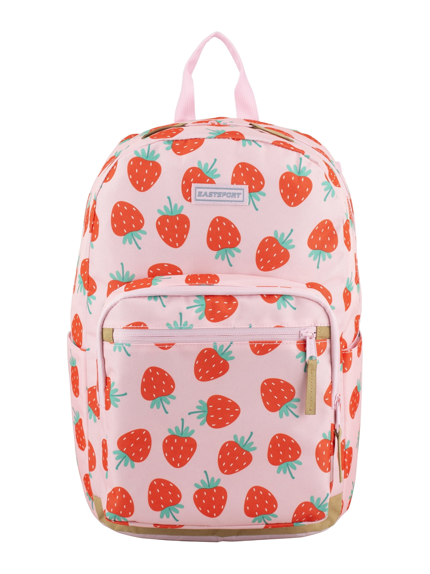 Eastsport Unisex 17" Backpack & Lunch Box 2-Piece Set, Strawberry Dream
