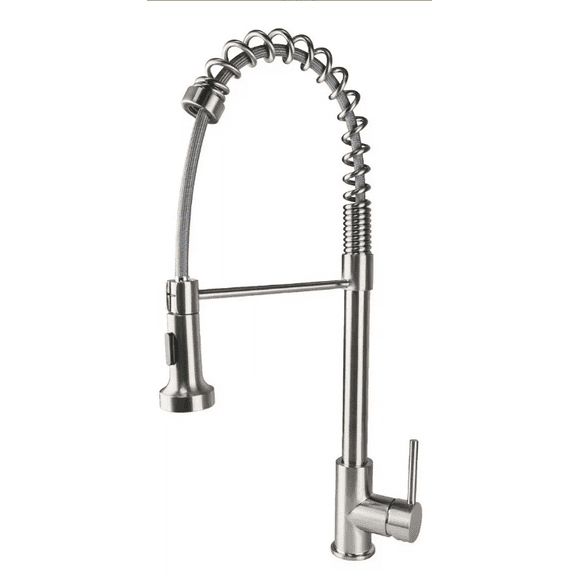Monomando Fregadero SOLVEX Acero Inoxidable Extraible Satinado