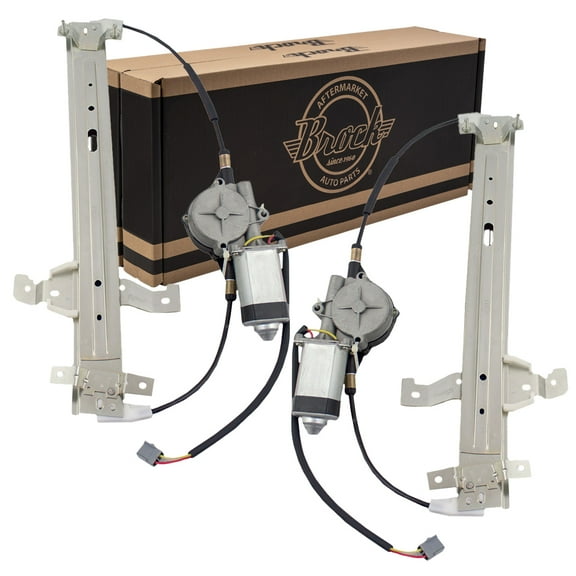 Brock Window Regulator w/ Motor for 1990-1993 Town Car Front Set FO1350126