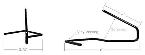 Gun Storage Solutions Kikstands, Vinyl coated, Fits Guns As Small As .22 caliber, 1 Gun Per Stand, 2 Pack KIK2 | Bundle of 5 Each