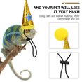 thumbnail image 2 of 1pc lagarto sombrero halloween mascota traje mascota lagarto decorativo sombrero mascotas suministros para mascotas, 2 of 6