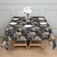 thumbnail image 3 of Pioneer Flower Floral Print Pattern Square Tablecloth,Waterproof Square Table Cover,Wipeable Spillproof Washable Table Cover for Home Kitchen Party Decor 60"x60"(152x152cm), 3 of 6