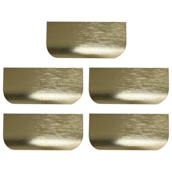 5Pcs Cabinet Handle Pull Hardware Finger Edge Pulls Kitchen Cabinet Pull