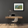thumbnail image 4 of Pierre-Auguste Renoir 24x18 Black Modern Framed Museum Art Print Titled - Midi Landscape Hint (1910), 4 of 5