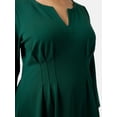thumbnail image 2 of Ingrid & Isabel For Every Belly Women's Maternity Pintuck Mini Dress, Sizes S-XXL, 2 of 8