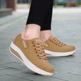 thumbnail image 2 of Oyedens Platform Walking Shoe for Women Casual Wedge Low Top Fashion Sneaker Running Shoes, 2 of 7