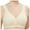 Beige, variant on Elainilye Fashion Wire Free Bra for Women Plus Size Underwear Comfortable Lace Breathable Bra Everyday Bras,Pink