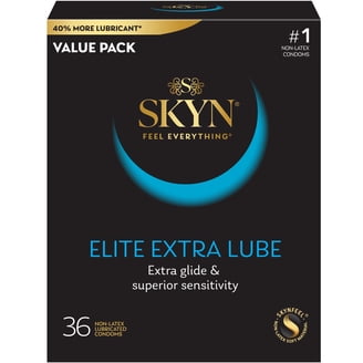 Condoms, K-Y Extra Lubricated Latex Condoms, Ultra Thin, Extra Lubrication  for Comfort & Smoothness, Natural Fit for Him, Discreetly Packaged, 12  Count (Pack of 18)
