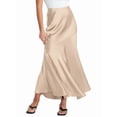 thumbnail image 2 of Womens Skirts Business Casual Clothes High Waisted Cocktail Party Wedding Guest Mermaid Maxi Skirt Champagne Color XL, 2 of 9