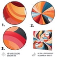 thumbnail image 3 of Designart "Chromatic Elixir Opt Art wall decor VII" Abstract Metal Wall Art Prints, 3 of 5