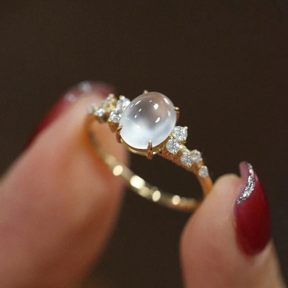LINXIQIN With handcrafted details Cocktail Wedding Gift for Wife For Her Sparkling Lightweight AAA Zircon Cubic Zirconia Ring Ideal Jewelry Gift Comes in Elegant Box