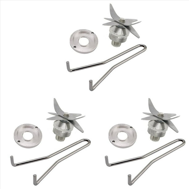 3X para TWK TM 767 800 TWK 767 800 Cuchillas Cuchilla para Licuadora de Hielo para Licuadora Parte para MáQuina Universal 2L