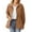 Brown, variant on Vedolay Coats for Women 2023 Mid-Length Long Sleeve Winter Warm Casual Jackets Outwear Black,2XL