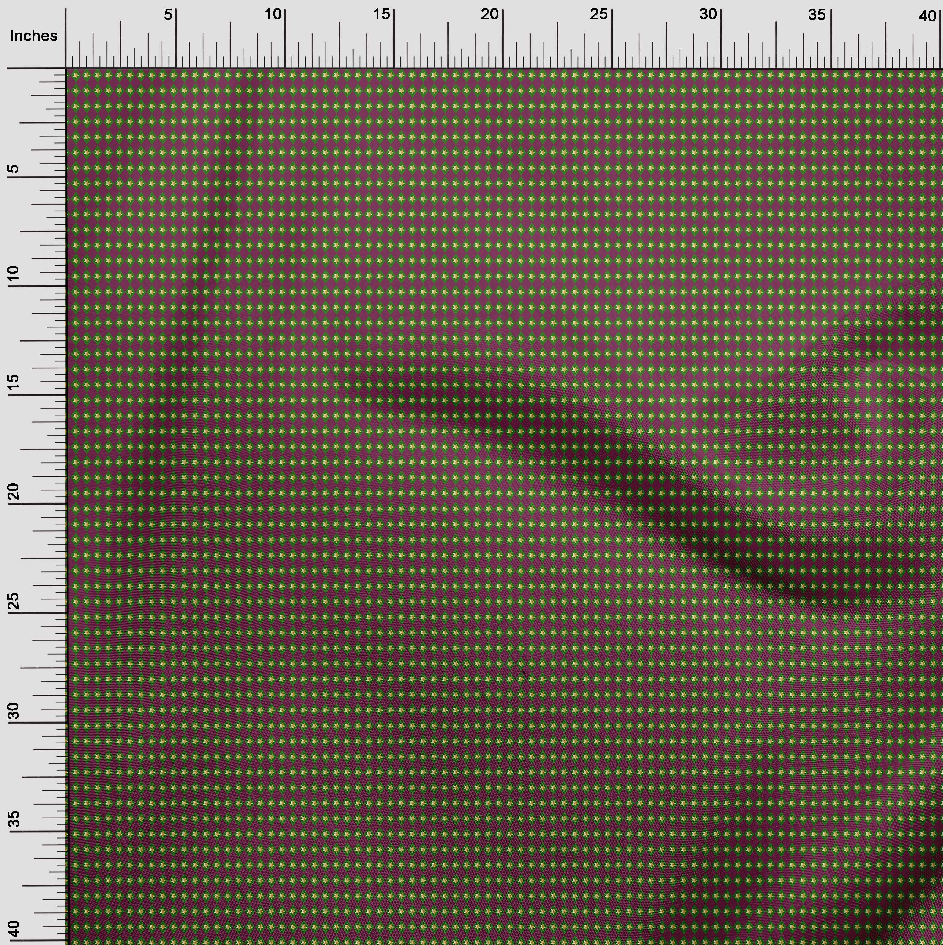 oneOone Cotton Poplin Dark Magenta Fabric Christmas Sewing Craft Projects Fabric Prints By Yard 56 Inch Wide-H0