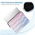 thumbnail image 2 of FORMRS 13"-13.3" Laptop Sleeve Protective Case Soft Carrying Quilted Computer Bag Cover, Light Blue Gradient, 2 of 7