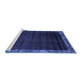 thumbnail image 2 of Ahgly Company Machine Washable Indoor Rectangle Abstract Blue Modern Area Rugs, 7' x 9', 2 of 4