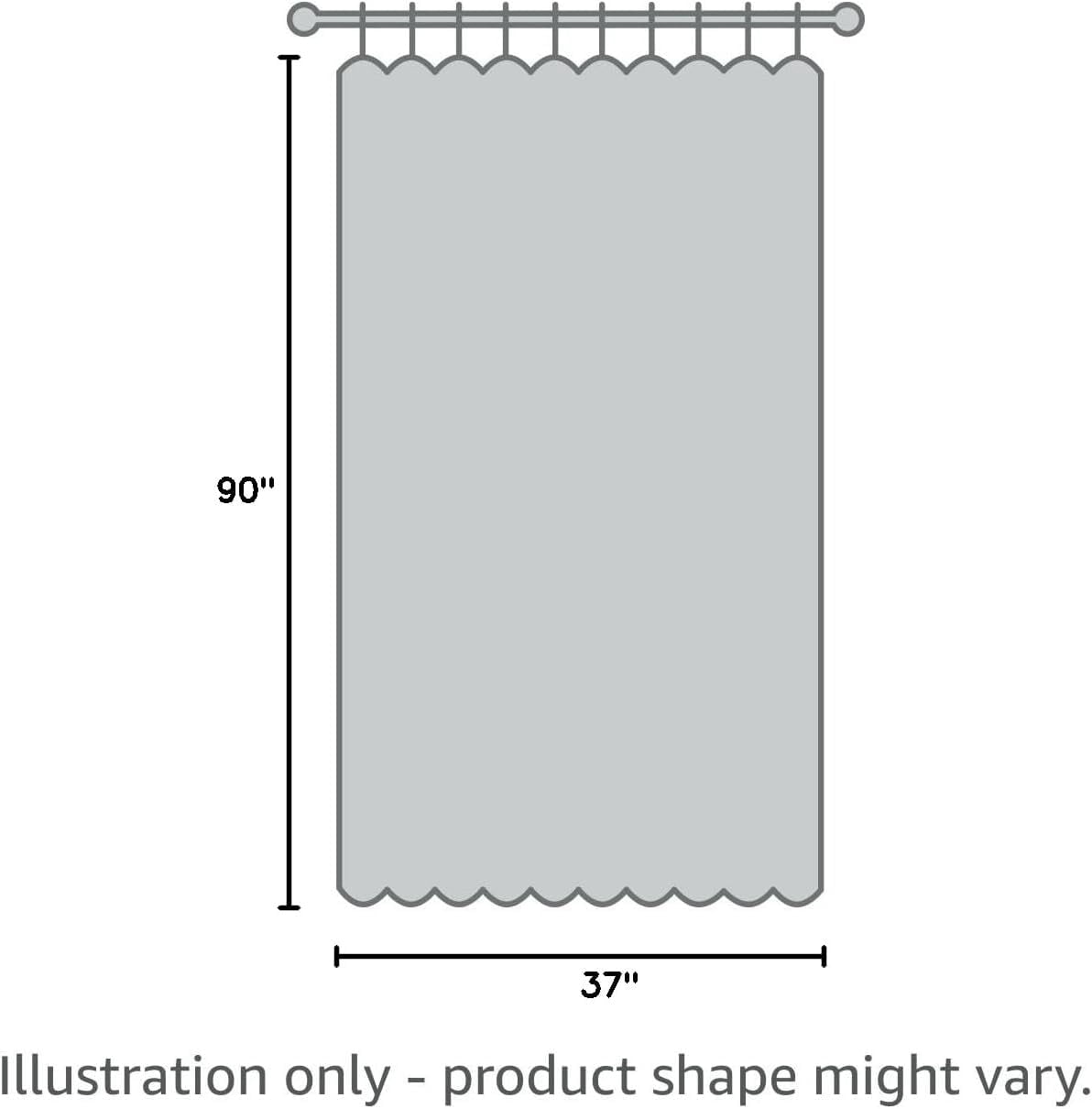 Linen Curtains 84 Inch Length 2 Panels for Bedroom Living Room, Soft Thick Linen Textured Back Tab Window Drapes Semi Sheer Light Filtering Rod Pocket Modern Farmhouse Decor