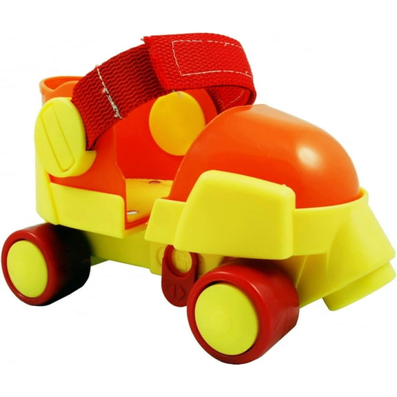 RC Sports Zippy Adjustable Toddler and Children's Starter Skates, Juvenile 7-13, Orange/Yellow/Red