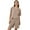 #0160-Khaki, variant on Ailaofu Women's 2 Piece Outfits Summer Tracksuit Ribbed Textured Knit Loose Lounge Shorts Set Short Sleeve Pajamas Matching Sets