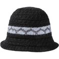 thumbnail image 6 of CoCopeaunts Autumn Winter Bucket Hats for Women Knitted Splice Bucket Hat Leisure Simple Fisherman Hat Warm Ear Protection, 6 of 8