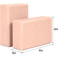 thumbnail image 6 of Leikefitness Yoga Blocks 2 Pack,Lightweight-High Density Eva Foam Soft Non-Slip for Yoga, Pilates, Meditation 9"×6"×3", 6 of 6
