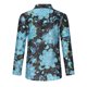 thumbnail image 5 of Camisa de manga larga estampada con cuello vuelto informal con botones para mujer a la moda Fridja  czfsfas4158, 5 of 8