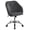 Grey, variant on Sunshen Pink Office Chair Small Cute Vanity Chair with Back Wheels Velvet Swivel Rolling Desk Computer Armchair for Bedroom Living Room