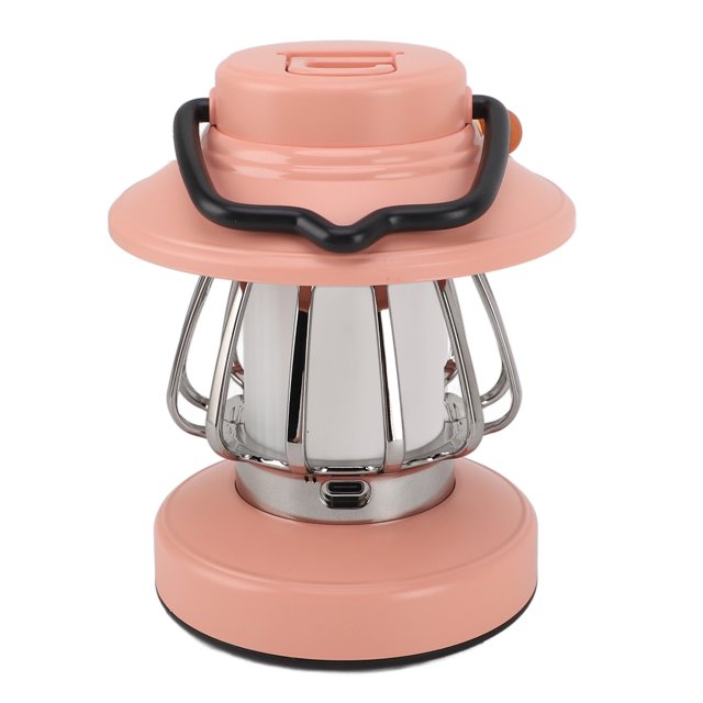 Retro Rechargeable Camping Lantern, Infinite Dimming, 3 Level Color Temperature, Portable Tent Light for Camping, Emergency, Reading, Night Light