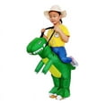 thumbnail image 4 of Disfraz inflable de dinosaurio para montar en Halloween, accesorios de actuación, juguete para padres e hijos, disfraz de muñeco inflable de dinosaurio, ropa inflable, 4 of 6