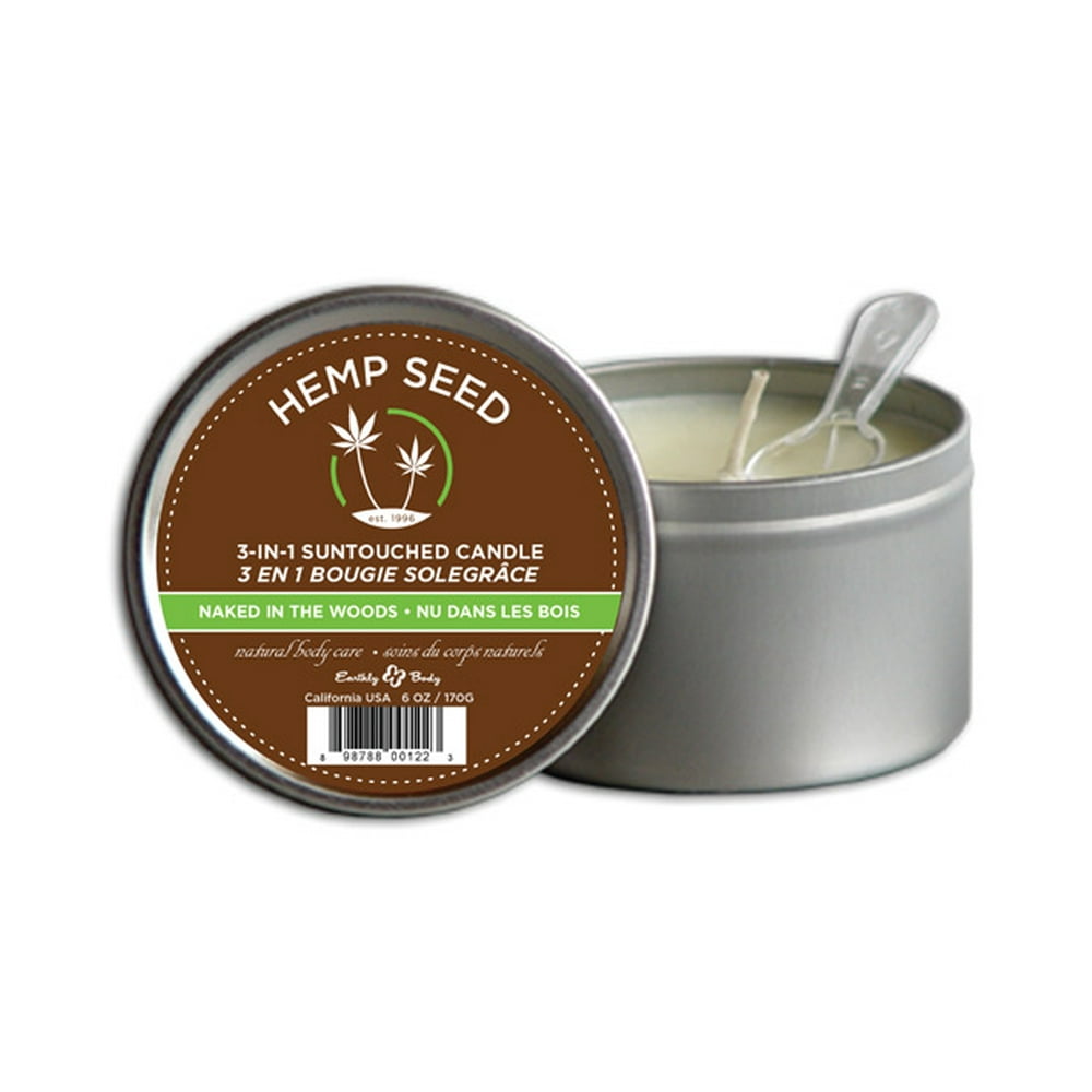Earthly Body Hemp Seed 3 in 1 Massage Candle