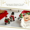 thumbnail image 5 of Christmas Tree - Black and White Figural Collection Figural Black and White Snowwoman Ornament, 5 of 7