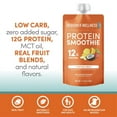 thumbnail image 4 of Designer Wellness Protein Smoothie, 12 Count, Tropical Fruit, Real Fruit, 12g Protein, Low Carb, Zero Added Sugar, Gluten-Free, 4 of 5